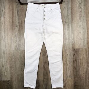 Madewell Curvy High-Rise Skinny Crop Jeans Size 29T